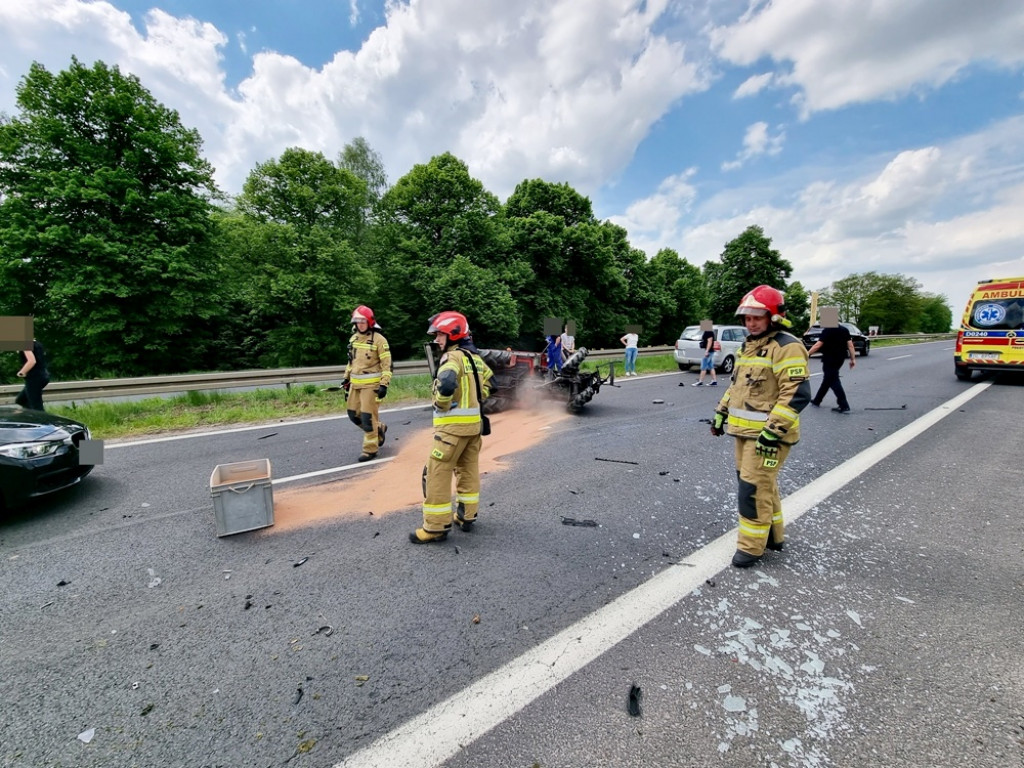 Droga zablokowana! Zderzenie koło Polkowic