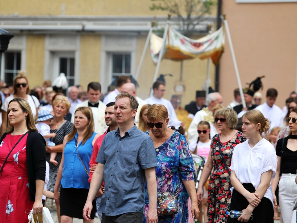 Procesja Bożego Ciała w Polkowicach [FOTO]