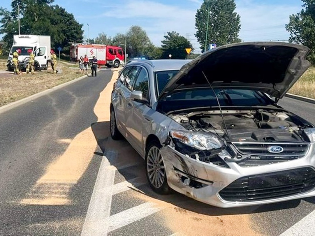 Dwa zderzenia na jednej drodze