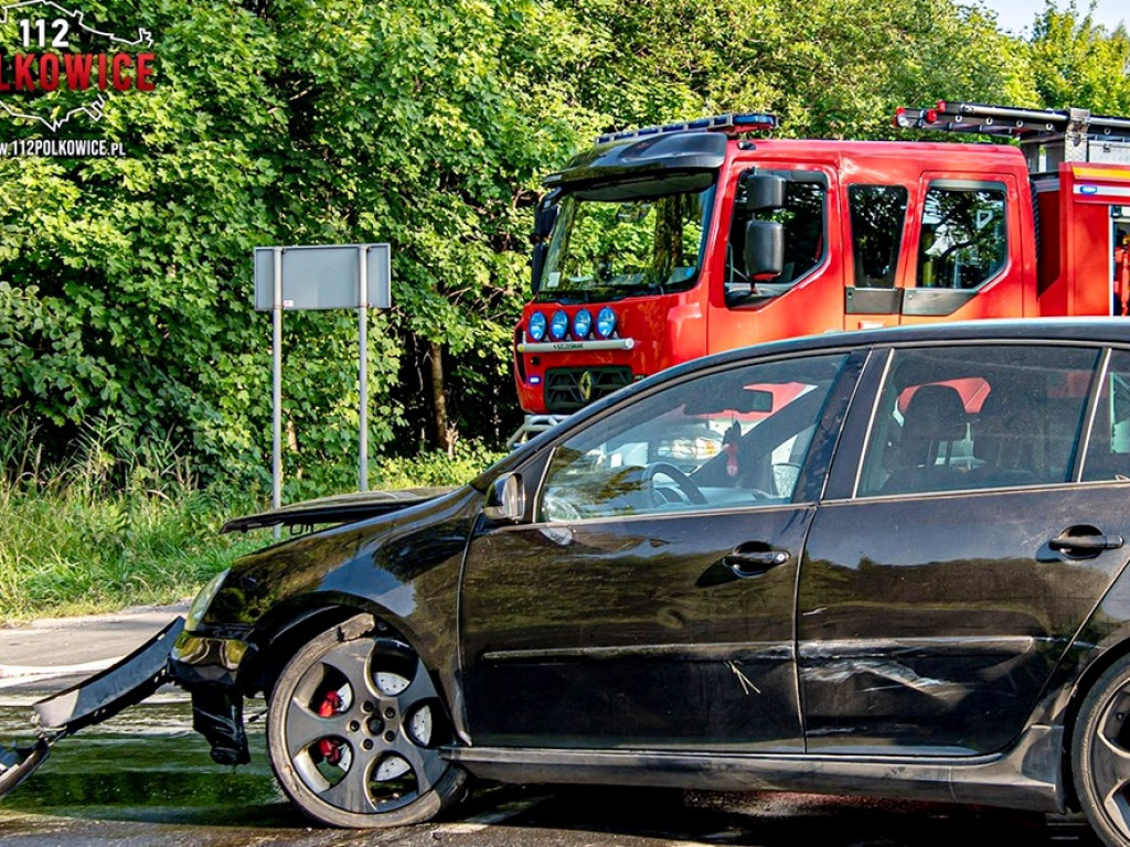 Zderzenie na DW333 koło Polkowic