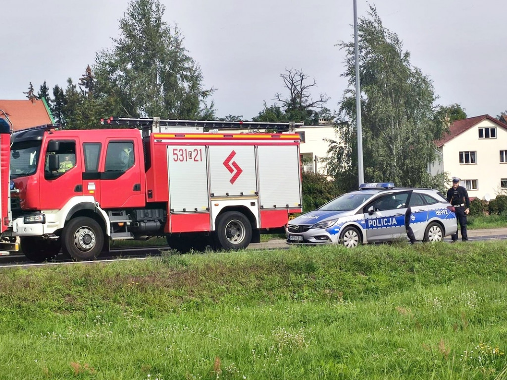 Korek na święcie. Kolizja na DK 12