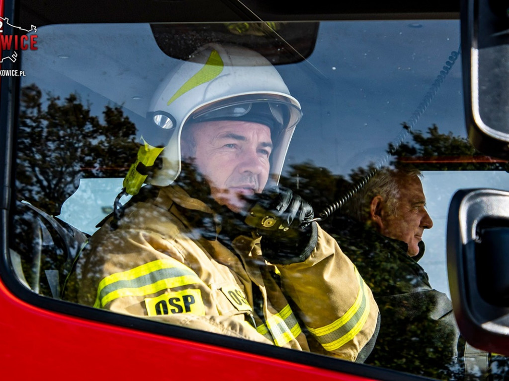 Pożar, wypadek... Strażacy ćwiczyli w CCC [Zdjęcia]