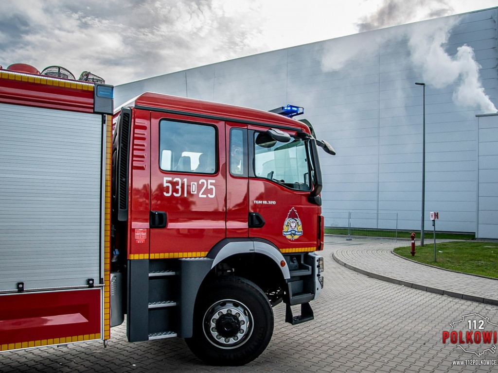 Pożar, wypadek... Strażacy ćwiczyli w CCC [Zdjęcia]